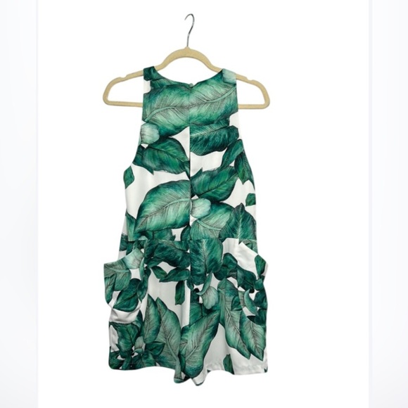 Cameo Collective Palm Leaf Romper XS – Tropical Green Print NWT - Picture 2 of 10